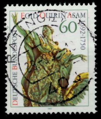 BRD 1992 Nr 1624 zentrisch gestempelt X82E7AA