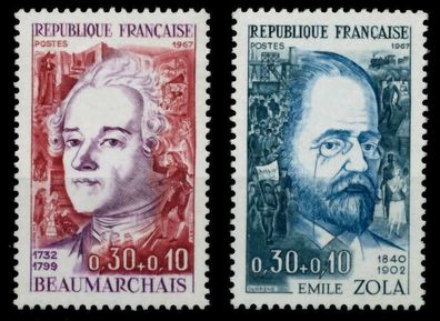 Frankreich 1967 Nr 1571-1572 postfrisch S028256