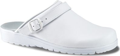 Sanita Herren Arbeit Pantolette Slipper White