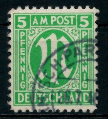 BIZONE AM-POST Nr 3z gestempelt X760D5A