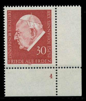BRD 1969 Nr 609 postfrisch Formnummer 4 X7F30FE