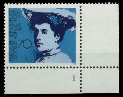 BRD 1975 Nr 829 postfrisch Formnummer 1 X80175E