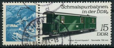 DDR Zusammendruck Nr WZd507 gestempelt WAAGR PAAR ECKE-O X158C7E