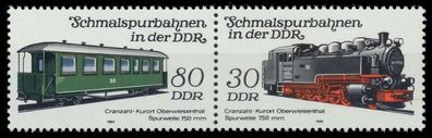 DDR Zusammendruck Nr WZd580 postfrisch WAAGR PAAR SC5902E