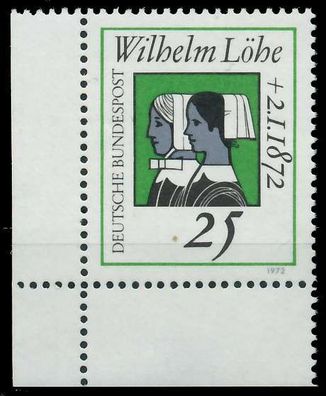 BRD BUND 1972 Nr 710 postfrisch ECKE-ULI X31026E