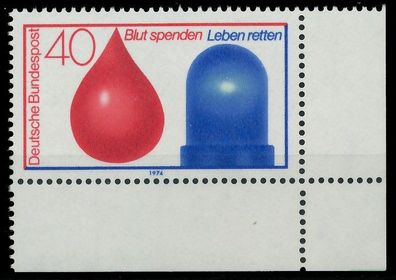 BRD BUND 1974 Nr 797 postfrisch ECKE-URE X31057A