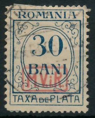 BES. 1WK D-MV Rumänien PORTO Nr 4 gestempelt X434976