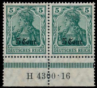 BES. 1WK ETAPPE WEST Nr 2a HAN A H4300.16 ungebraucht WAA X462E32