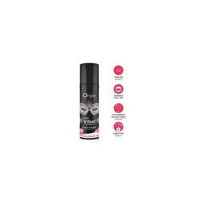 Dual Vibe Kissable Flüssigkeitsvibrator! Erdbeer-Gin Und Tonic 15 Ml