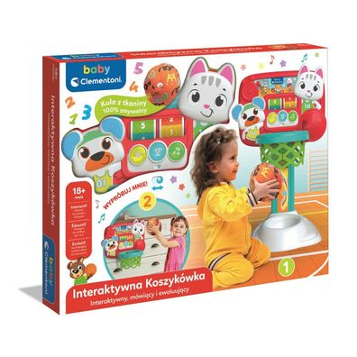 Interaktiver Basketballkorb Kätzchen & Bär Polnische Version Clementoni 50384