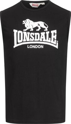 Lonsdale T-Shirt Clopton ärmelloses T-Shirt normale Passform