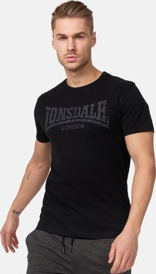 Lonsdale T-Shirt Logo Kai T-Shirt normale Passform