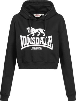 Lonsdale Damen Hoodie Roxeth Kapuzensweatshirt Cropped