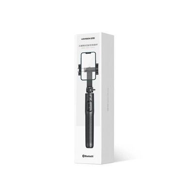 Ugreen Bluetooth Selfie Stick mit Stativ & Fernbedienung 1,5m - Schwarz