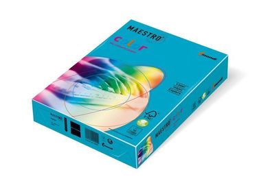 Mondi Maestro Color wasserblau 120g/m² DIN-A4 - 250 Blatt AB48
