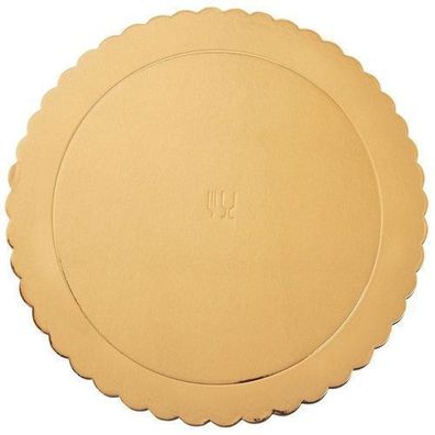 Kuchenboden, goldgelber runder Kuchen, 32 cm