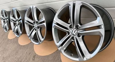 4x Original VW Passat 3G B8 / 3C B7 18 Zoll Alufelgen Mallory 3AA601025N 8,0JX18 ET44