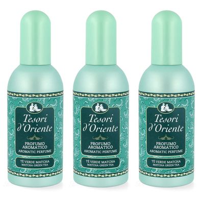 tesori d´Oriente TE VERDE / grüner tee Parfum EdT 3x 100ml