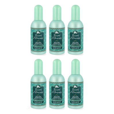 tesori d Oriente TE VERDE / grüner tee Parfum EdT 6x 100ml