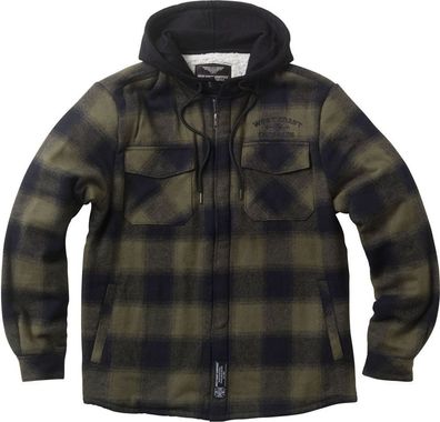 WCC West Coast Choppers Herren Jacke Hell Bent Flannel Jacket WCCJS167GN