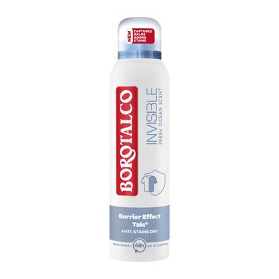 Borotalco Borotalco Deo Spray Invisible Fresh Ocean Scent, 150 ml