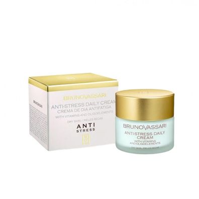 Bruno Vassari, Anti Stress, Anti-Fatigue, Daily, Cream, For Face, 50ml