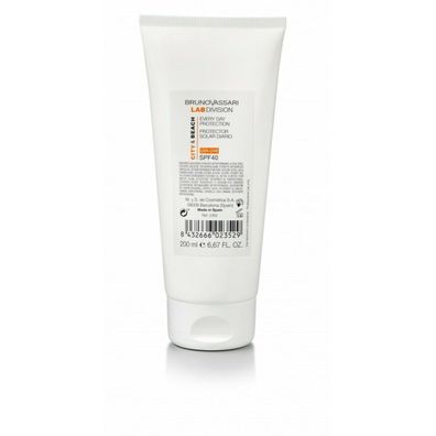 Bruno Vassari, Morning, Cream, For Face, SPF 40, 200ml