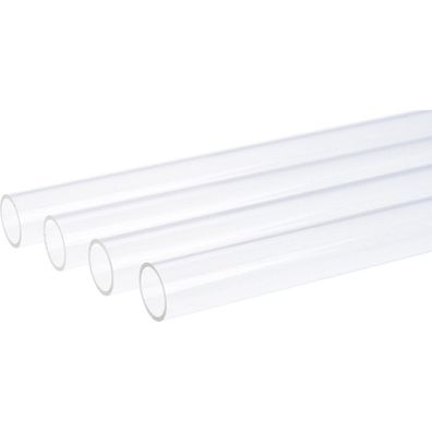 HardTube 12/10mm Acryl (PMMA) Klar 60cm (transparent, 4er Set)
