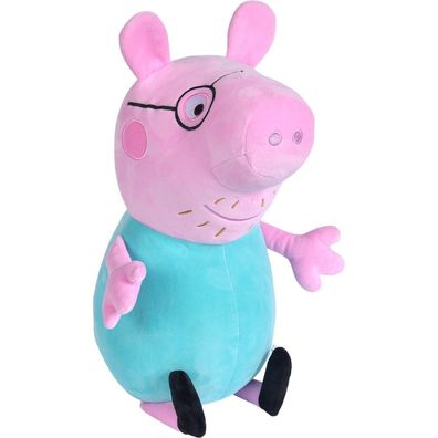 Peppa Wutz Papa Wutz (rosa/türkis, 37 cm)