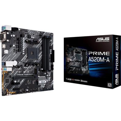 MB ASUS PRIME A520M-A II/CSM, (AMD, M4, DR4, ATX)