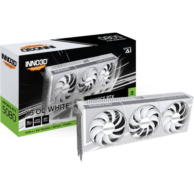 Inno3D RTX5080 X3 OC White, 16GB GDDR7 HDMI 3xDP