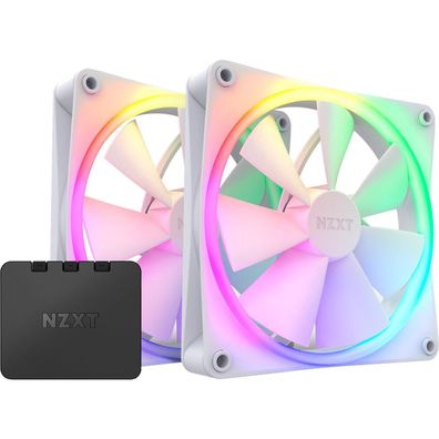 NZXT NZXT Cooler F Series F140 RGB DUO Twin Pack White (RF-D14DF-W1) (RFD14DFW1)