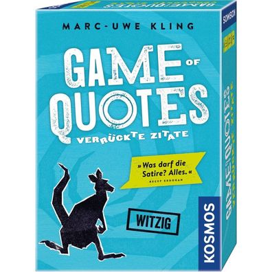 KOSMOS Game of Quotes, Partyspiel (Marc-Uwe Kling)
