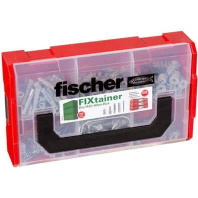 fischer FixTainer - Hält-Alles-Box, Dübel (hellgrau, 240-teilig)