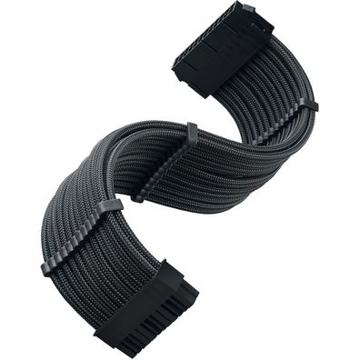 ATX-Verlängerungskabel SST-PP07E-MBB (schwarz, 30cm)