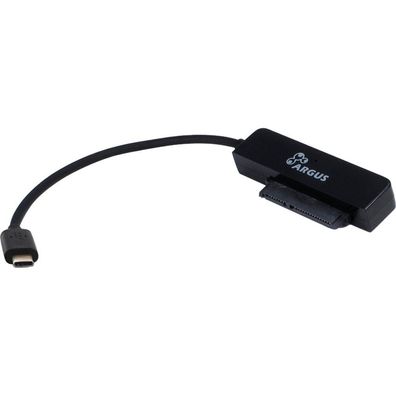 USB 3.2 Gen 1 Adapter, USB-C Stecker > SATA 15pin + 7pin Buchse (schwarz)