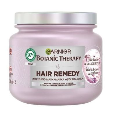 Garnier Botanic Therapy Glättende Haarmaske für langes, poröses Haar mit Reiswas
