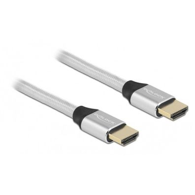 Delock DELOCK Ultra High Speed HDMIKabel 48 Gbps 8K 60 Hz silber 2m
