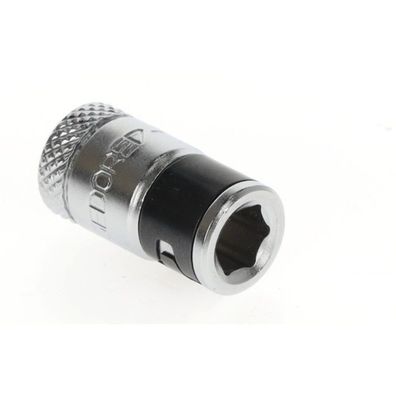 Bit-Adapter 1/4" vierkant > 1/4" sechskant (chrom)