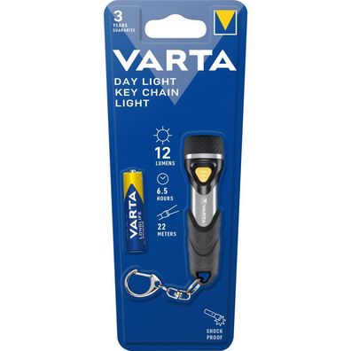 Day Light Key Chain Light (schwarz/silber)