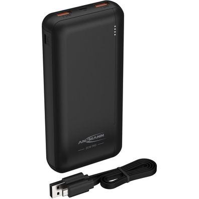 Powerbank 20.000mAh PB320PD (schwarz, USB-C Power Delivery (PD 3.0))