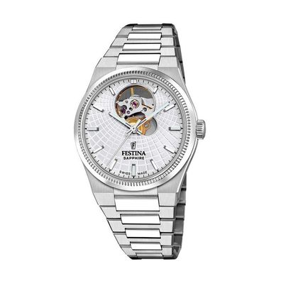 Automatik 35 - Swiss Made - Saphirglas - Edelstahl