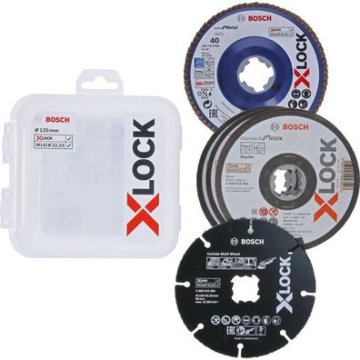 Bosch Bosch X-LOCK Trenn- und Fächerschleifscheiben-Set 125 mm CMW - 2608619374