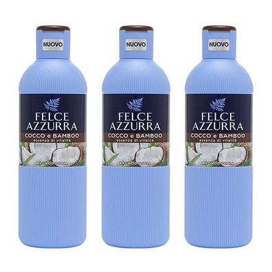Paglieri Felce Azzurra Badesdusche Cocco e Bamboo 3x 650ml