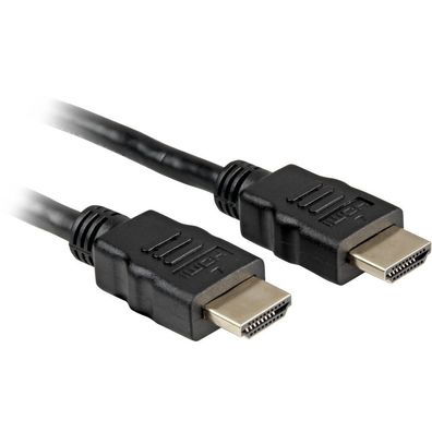 High Speed HDMI-Kabel mit Ethernet (schwarz, 10 Meter)