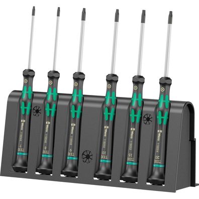 Wera Wera 2067/6 Elektroniker Torx BO-Schraubendrehersatz + Rack - 118154