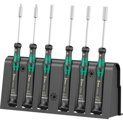 Wera Wera 2069/6 Elektroniker-Schraubendrehersatz + Rack - 118158