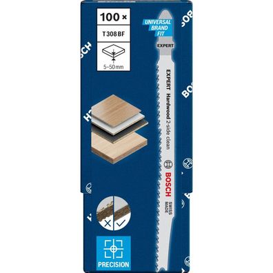 Bosch Bosch Expert Hardwood 2-side clean T 308 BF Stichsägeblatt