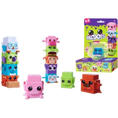 Bloxies Spielfiguren Serie 1 (4er-Pack) (sortierter Artikel, 4 Figuren)