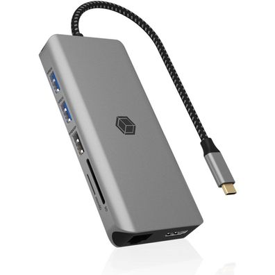 Icy Box Dockingstation IcyBox 12-in-1 mobile USB 3.2 Gen 1 Type-C retail